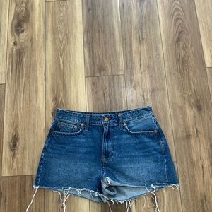 Madewell womens relaxed denim Shorts size 29